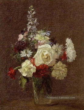Fleurs mélangées Henri Fantin Latour Peinture à l'huile